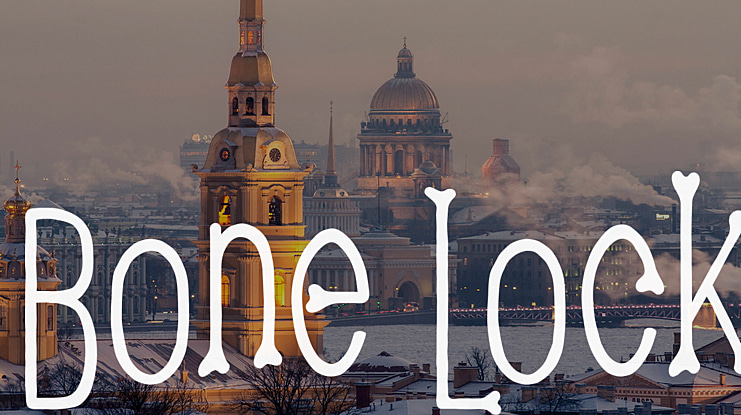 Bone Lock Font