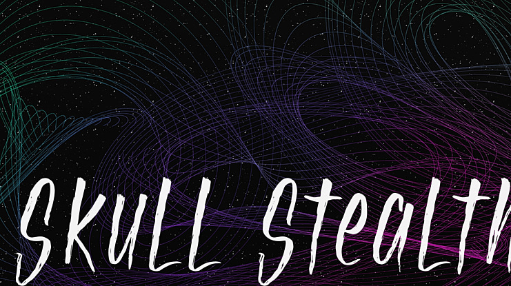 Skull Stealth Font