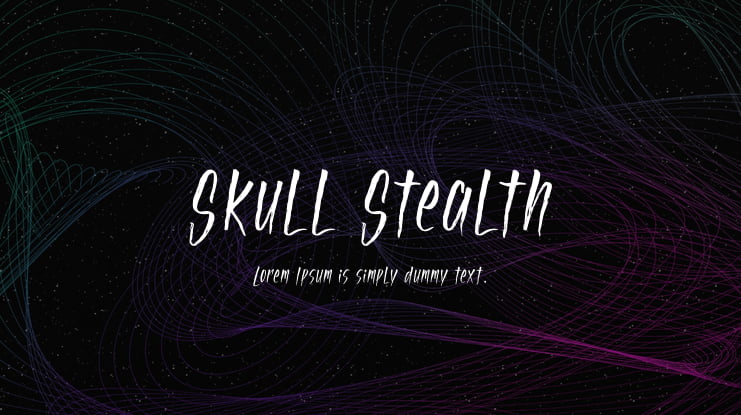 Skull Stealth Font