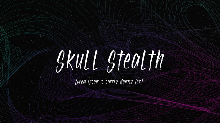 Skull Stealth Font