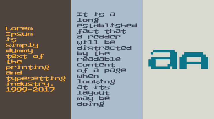 Autumn Pixel Extra Wide 22 Font