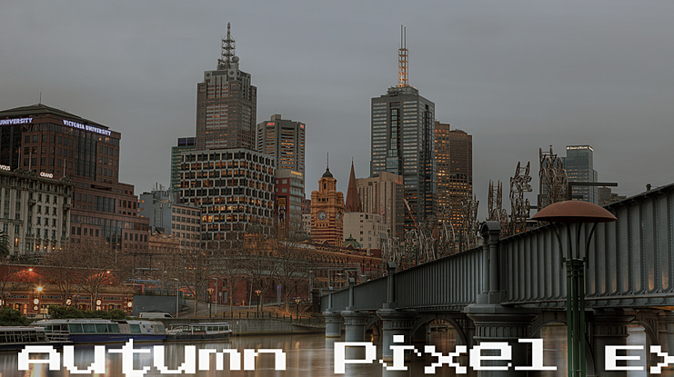 Autumn Pixel Extra Wide 22 Font