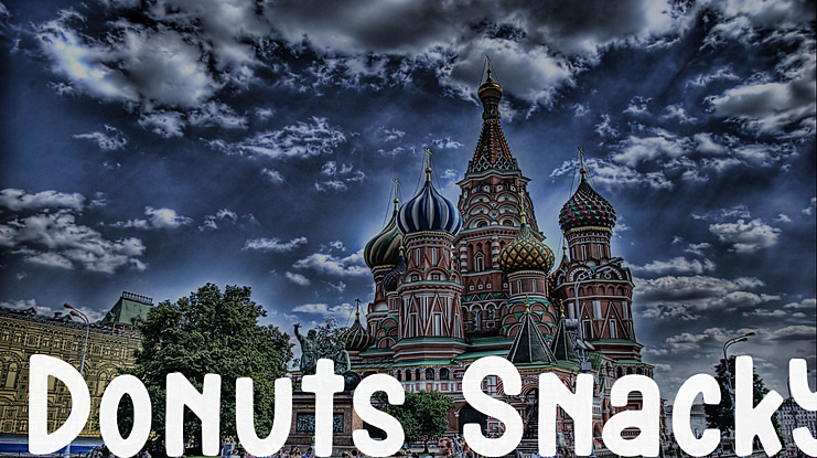 Donuts Snacky Font