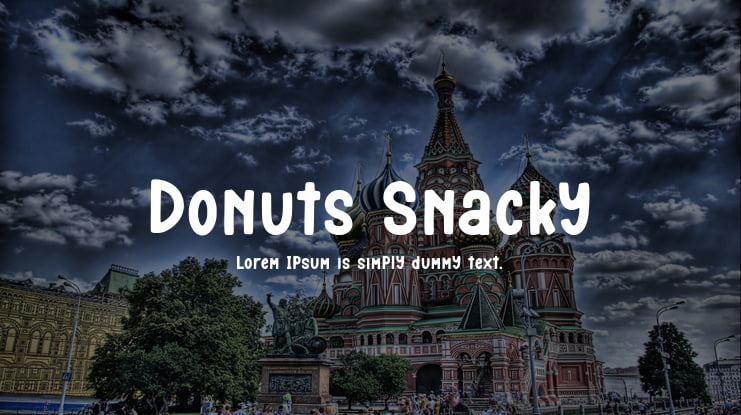 Donuts Snacky Font