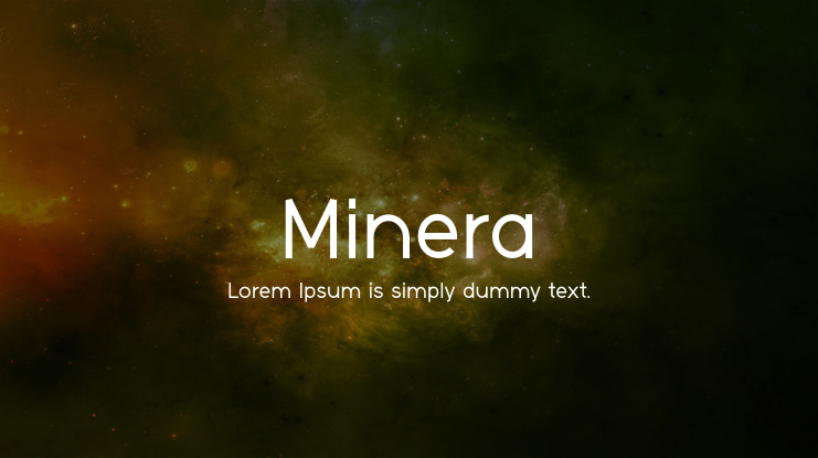 Minera Font Family