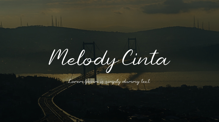 Melody Cinta Font