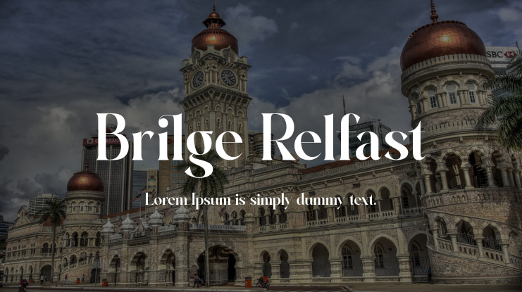 Brilge Relfast Font