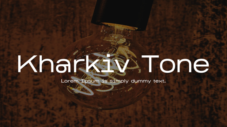 Kharkiv Tone Font