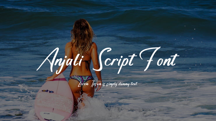 Anjali Script Font