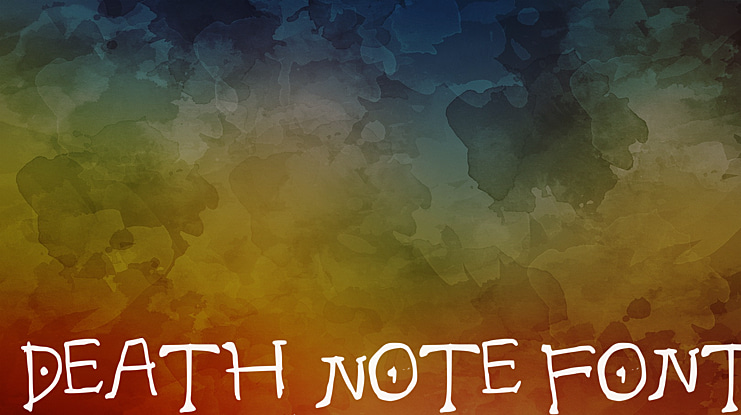 Death Note Font