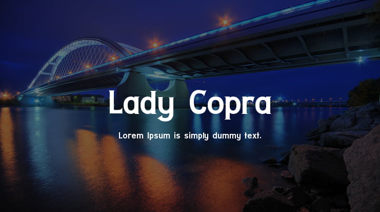 Lady Copra Font Family
