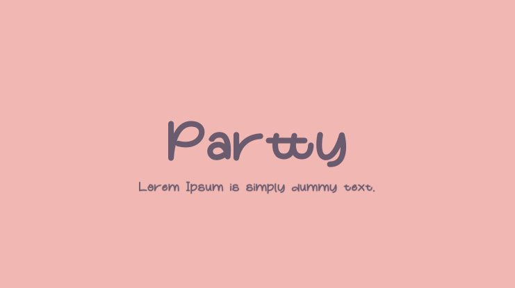 Partty Font Family
