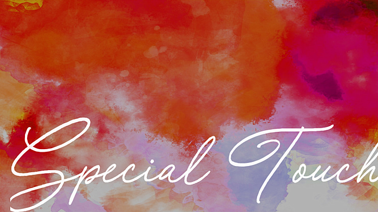 Special Touch Font
