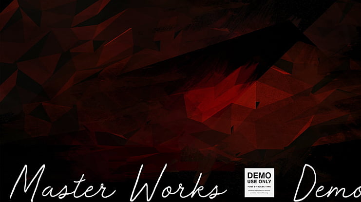 Master Works - Demo Font