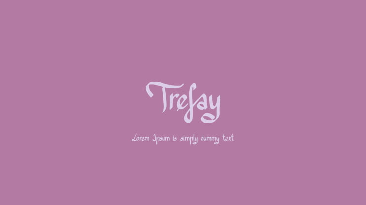 Trefay Font