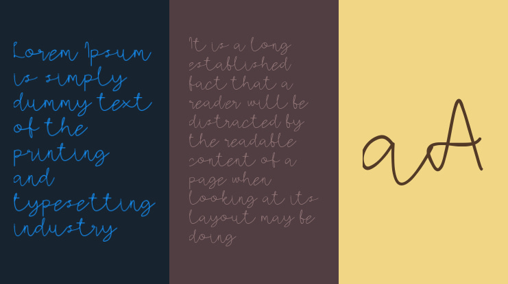 AMORICA SCRIPT DEMO Font Family