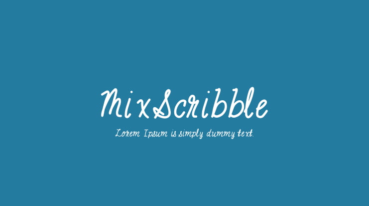 MixScribble Font
