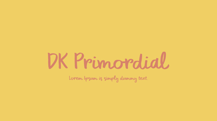 DK Primordial Font