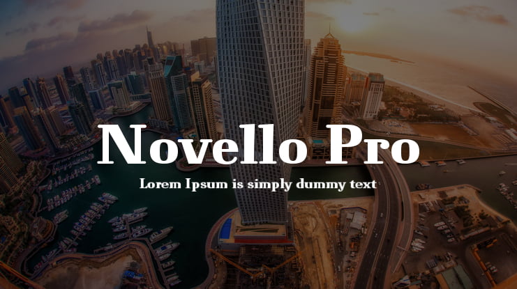 Novello Pro Font Family