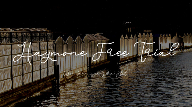 Haymone Free Trial Font