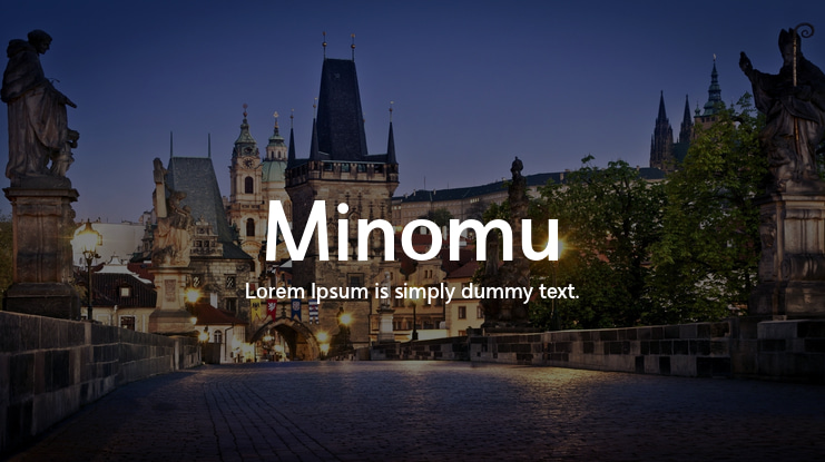 Minomu Font Family