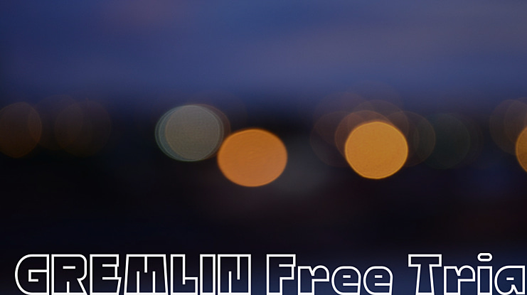 GREMLIN Free Trial Font