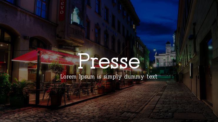 Presse Font