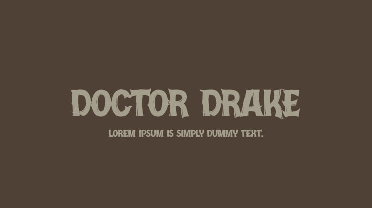 Doctor Drake Font