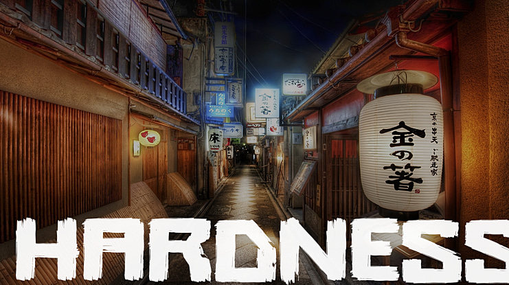 Hardness Font