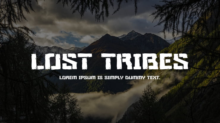 Lost Tribes Font
