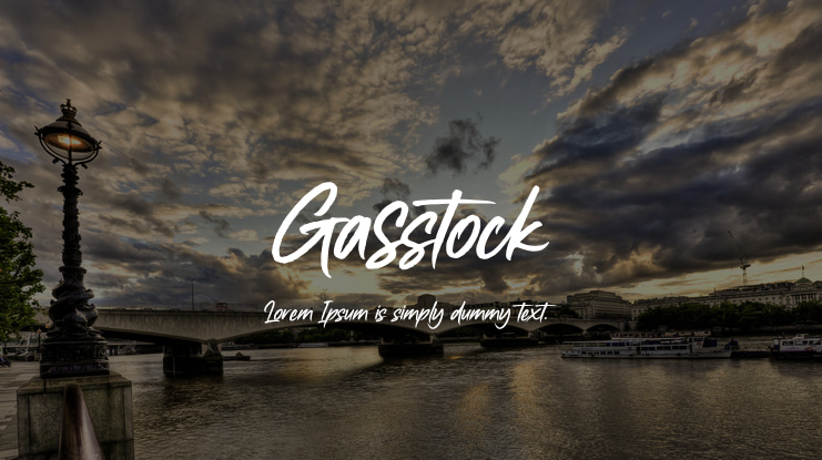 Gasstock Font