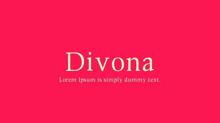 Divona Font