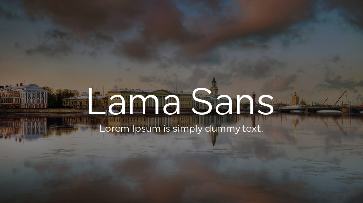 Lama Sans Font Family