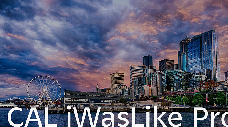 CAL iWasLike Pro Font