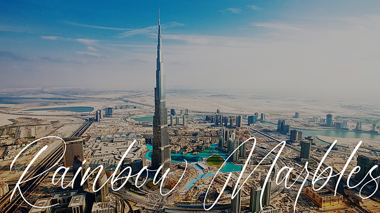 Rainbow Marbles Font