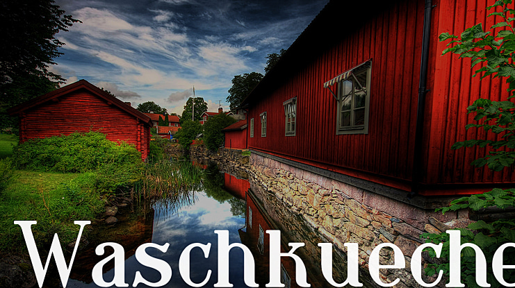 Waschkueche Font Family