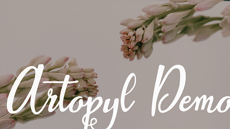 Artopyl Demo Font
