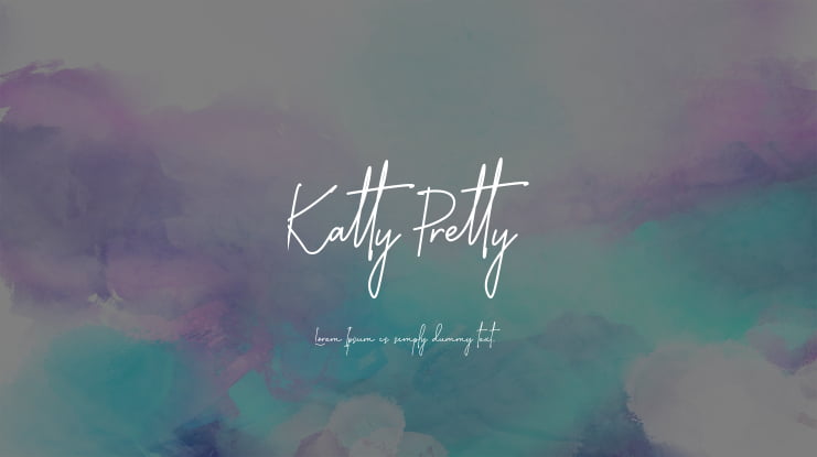 Katty Pretty 1 Font Family