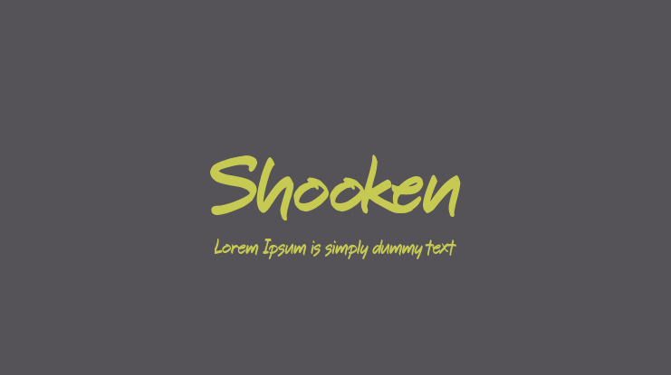 Shooken Font