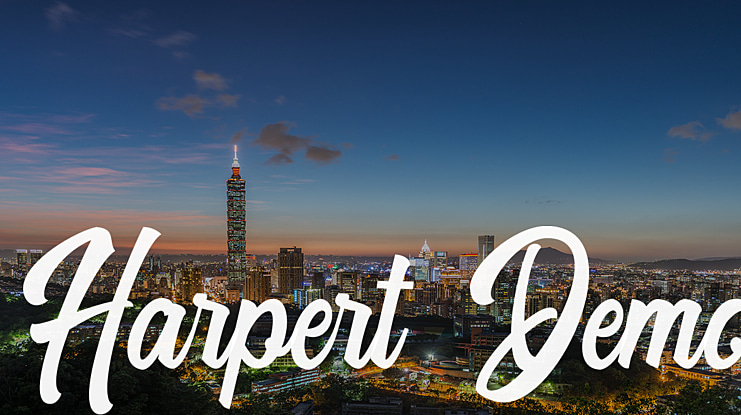Harpert Demo Font
