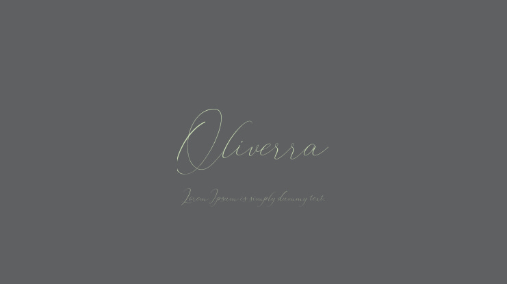 Oliverra Font