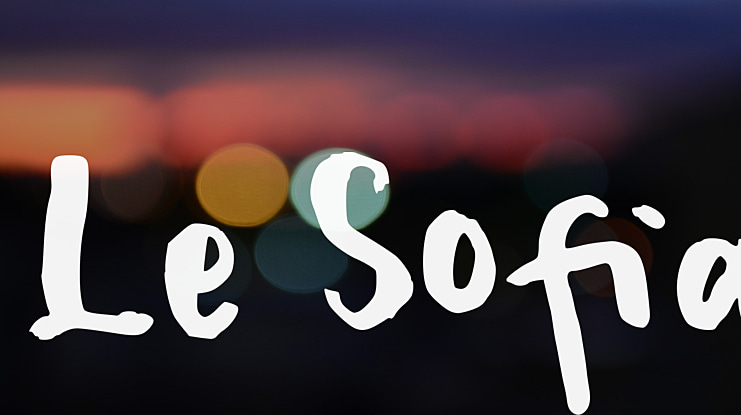 Le Sofia Font