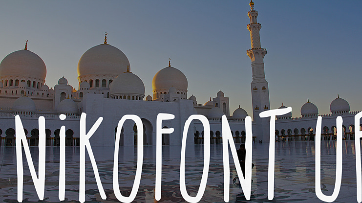 NikoFont Up Font