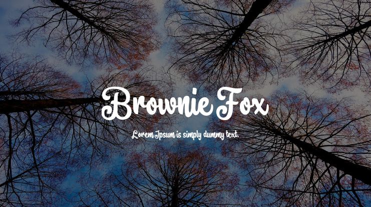 Brownie Fox Font
