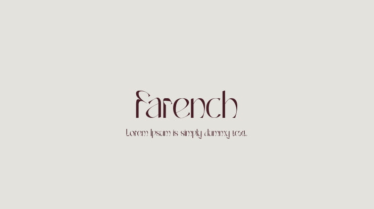 Farench Font