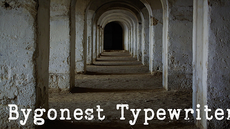 Bygonest Typewriter Font