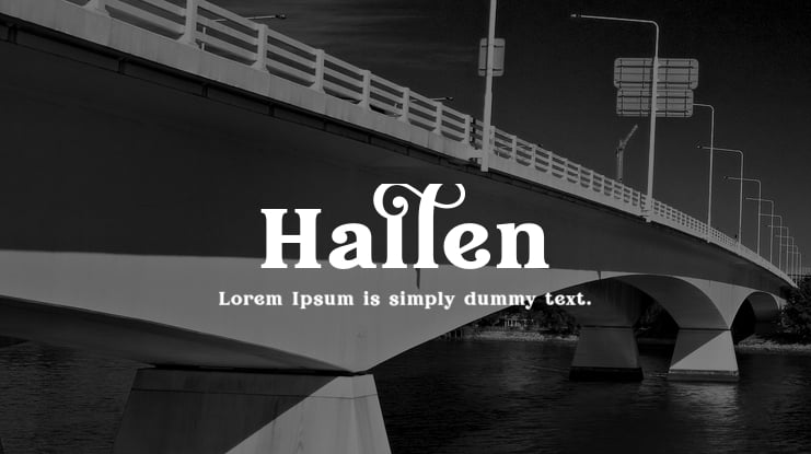 Hallen Font