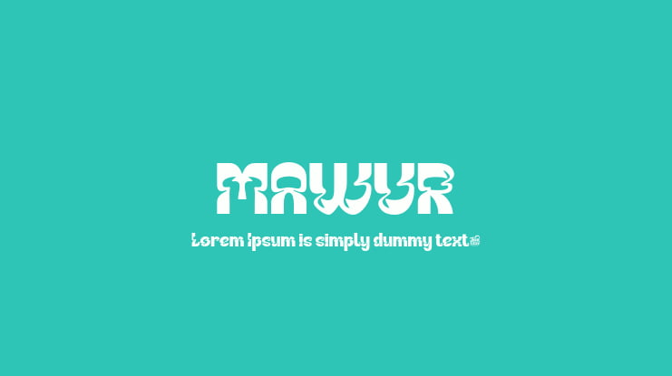 MAWUR Font