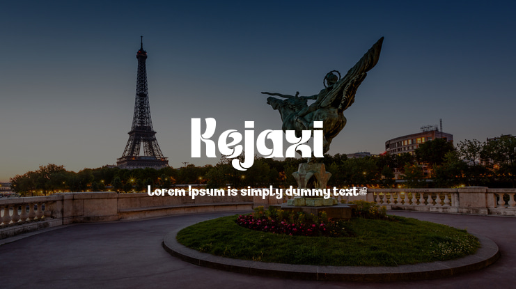 Kejaxi Font