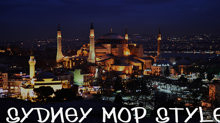 sydney mop style Font